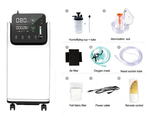 OEM High Purity 5 Litre Oxygen Concentrator 15 Lpm For Home