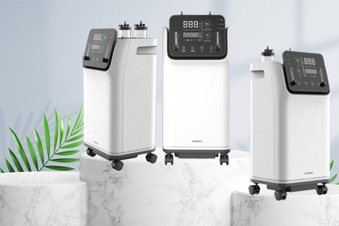 220V 110V Portable O2 Concentrator 5L Adjust High Purity With Atomization
