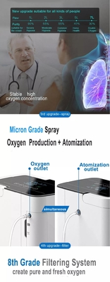 Small Portable 2 Litre Oxygen Concentrator Generator 7kg