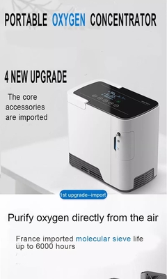 1 L- 7 L Adjustable Portable O2 Concentrator Dual Flow Oxygen