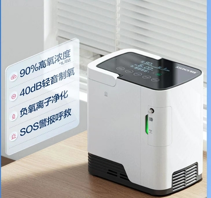Home Portable O2 Oxygen Concentrator 10 Lpm Machine For Breathing